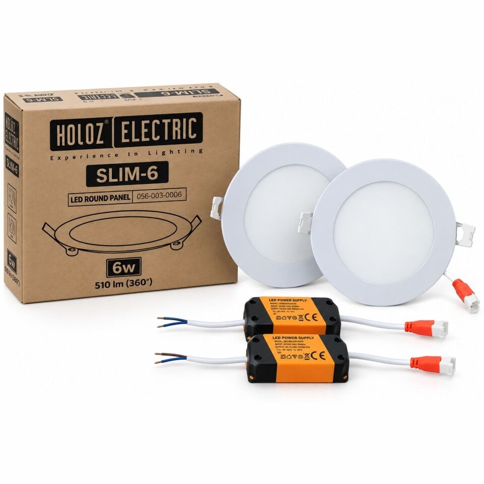 Horoz 6W Slim LED Panel 510 Lm
