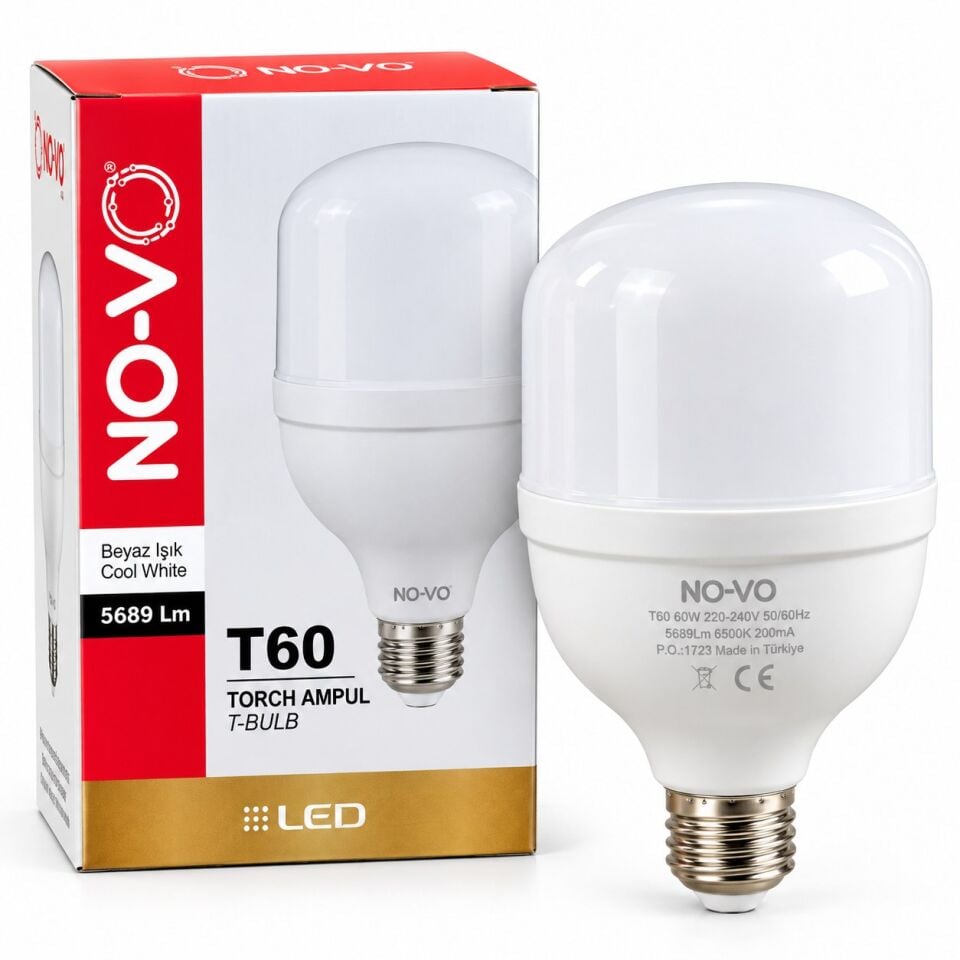 NO-VO 60W Torch Ampul 5689 Lm