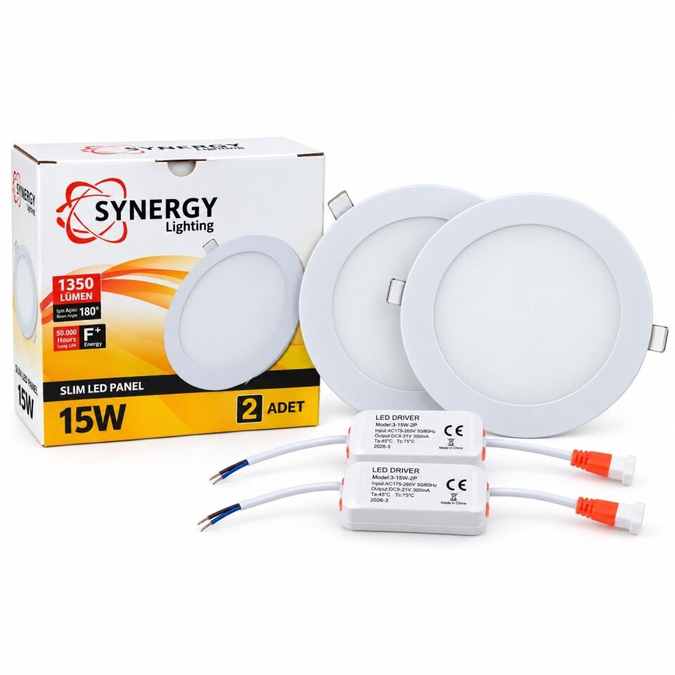 Synergy 15W Slim LED Panel 1350 Lm