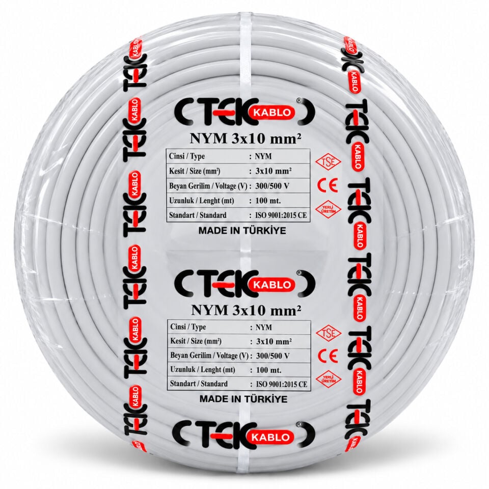Türk Tek 3x10 mm² NYM Kablo