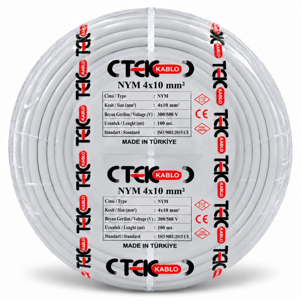 Türk Tek 4x10 mm² NYM Kablo