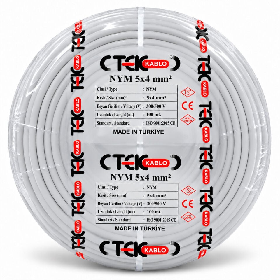 Türk Tek 5x4 mm² NYM Kablo