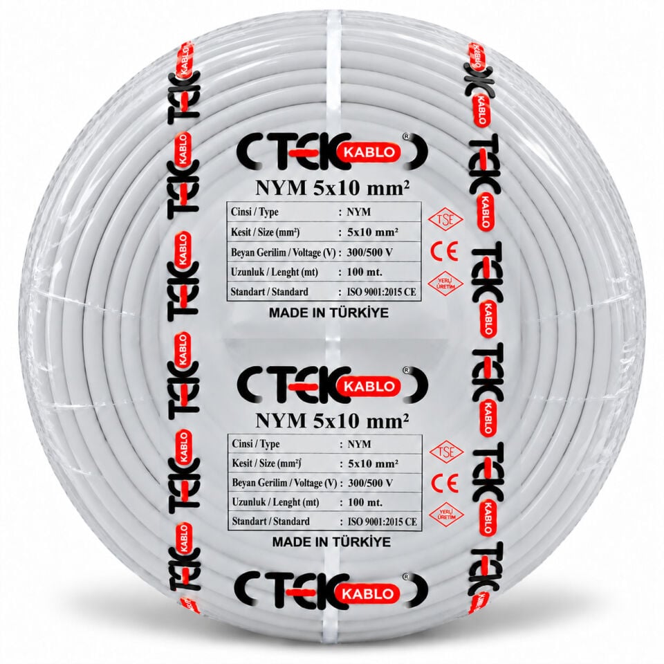 Türk Tek 5x10 mm² NYM Kablo