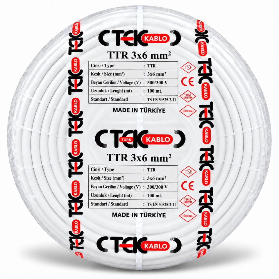 Türk Tek 3x6 mm² TTR Kablo