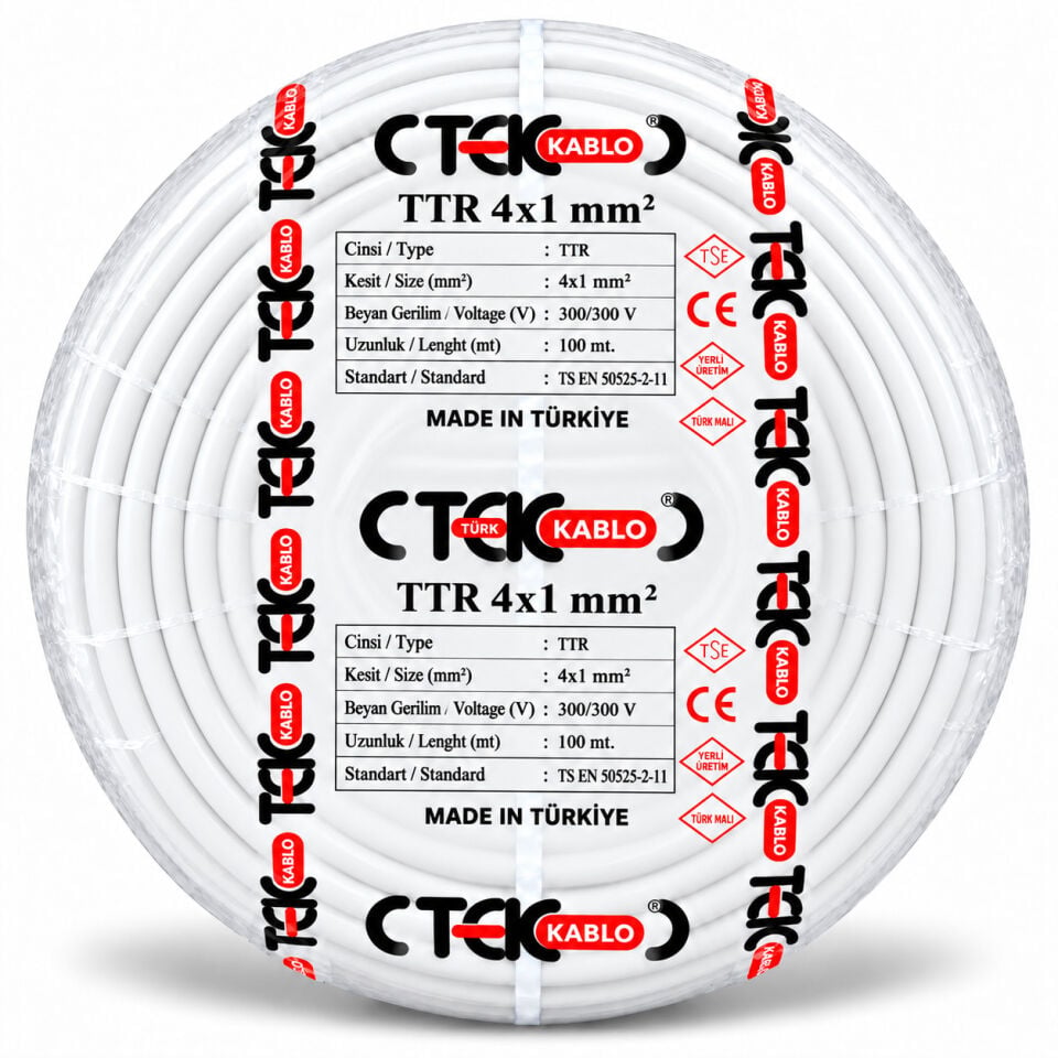 Türk Tek 4x1 mm² TTR Kablo