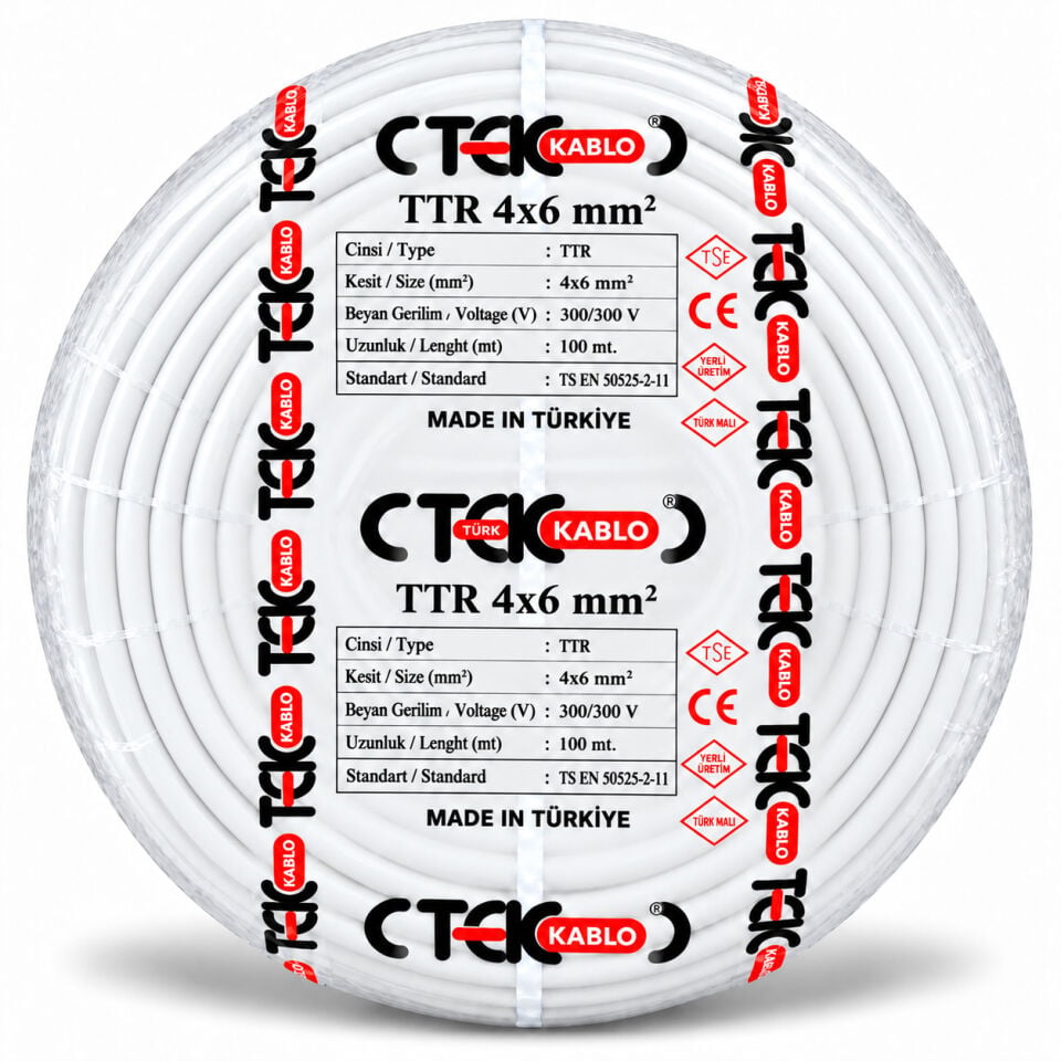 Türk Tek 4x6 mm² TTR Kablo