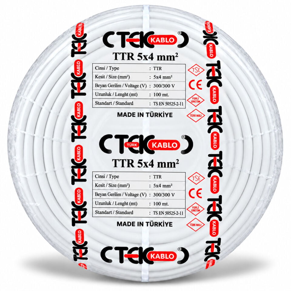 Türk Tek 5x4 mm² TTR Kablo