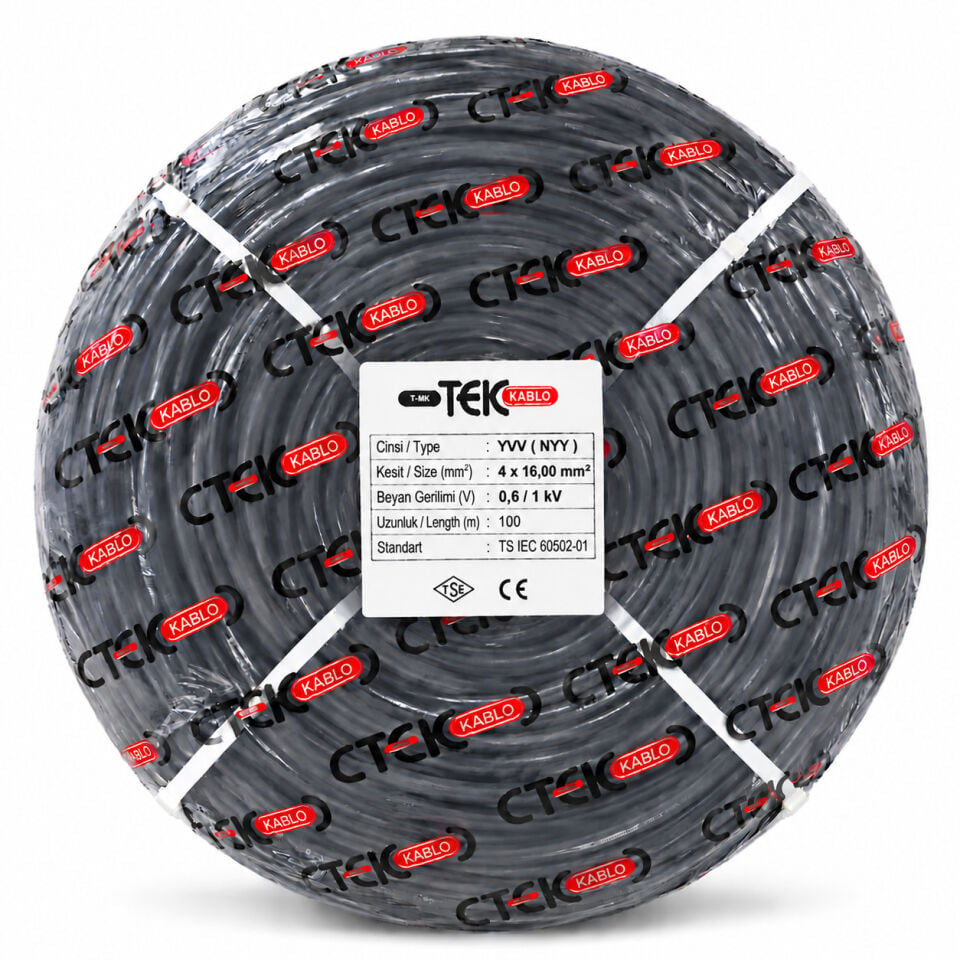 Türk Tek 4x16 mm² NYY Kablo