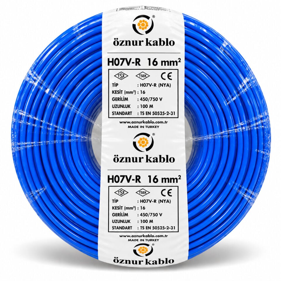Öznur 16 mm² NYA Mavi Kablo