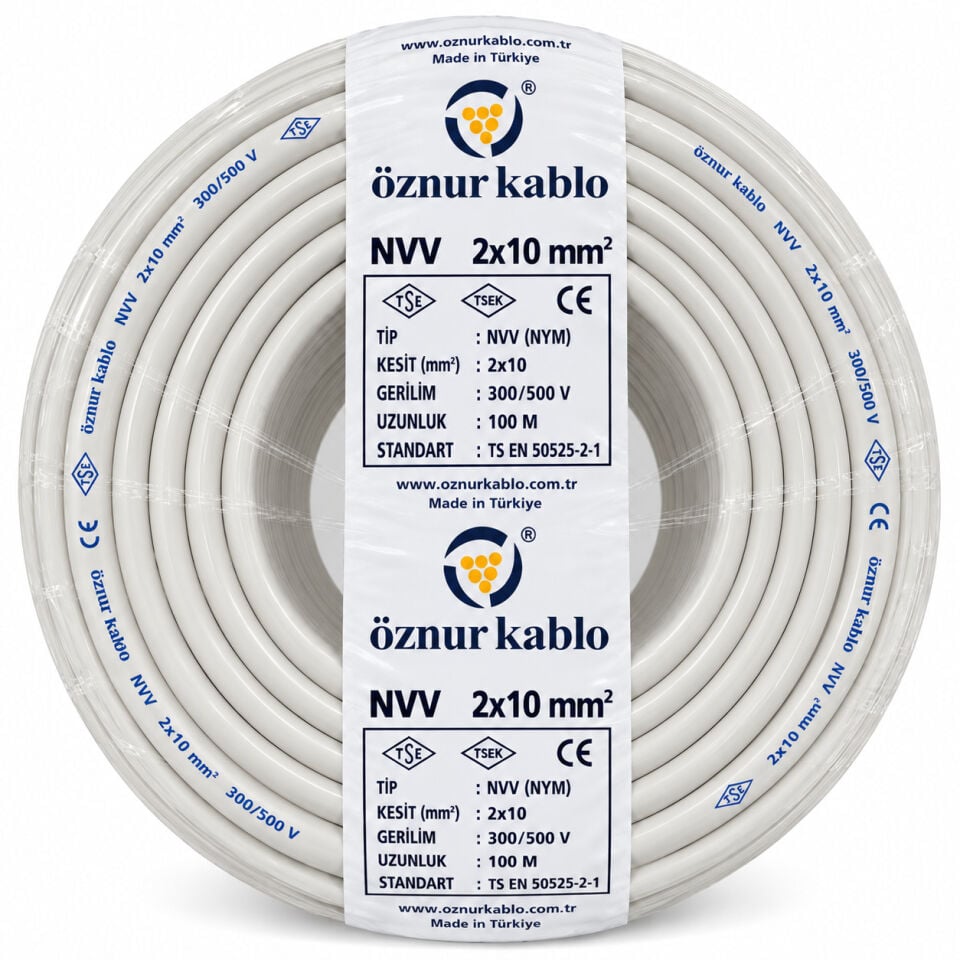 Öznur 2x10 mm² NYM Kablo