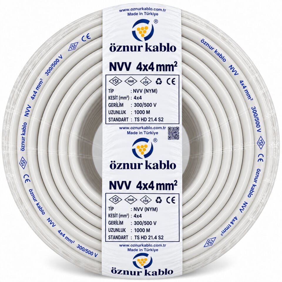 Öznur 4x4 mm² NYM Kablo