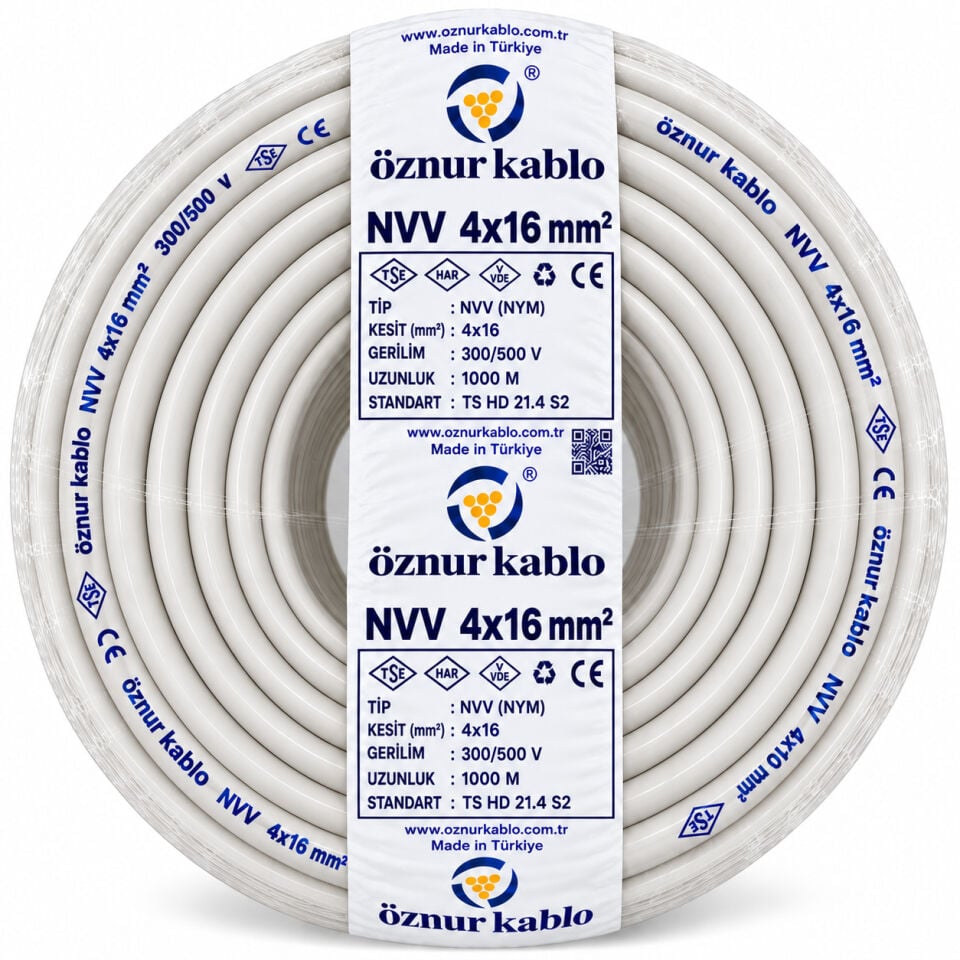 Öznur 4x16 mm² NYM Kablo