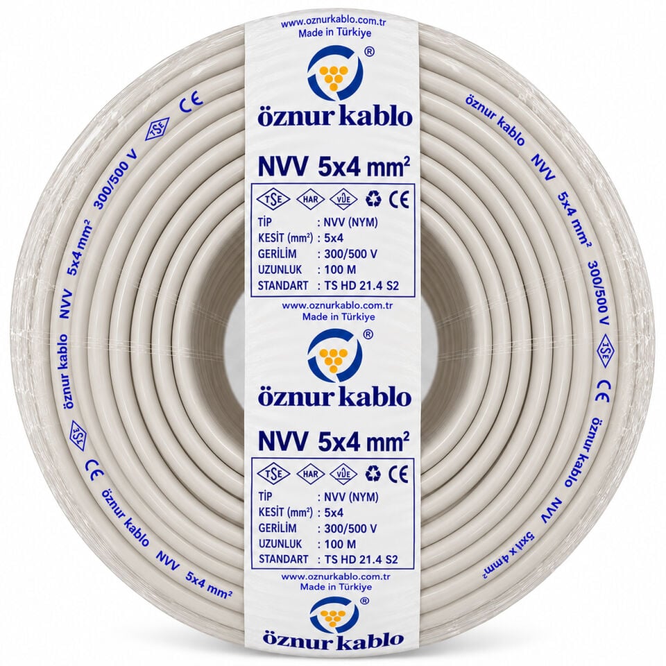 Öznur 5x10 mm² NYM Kablo