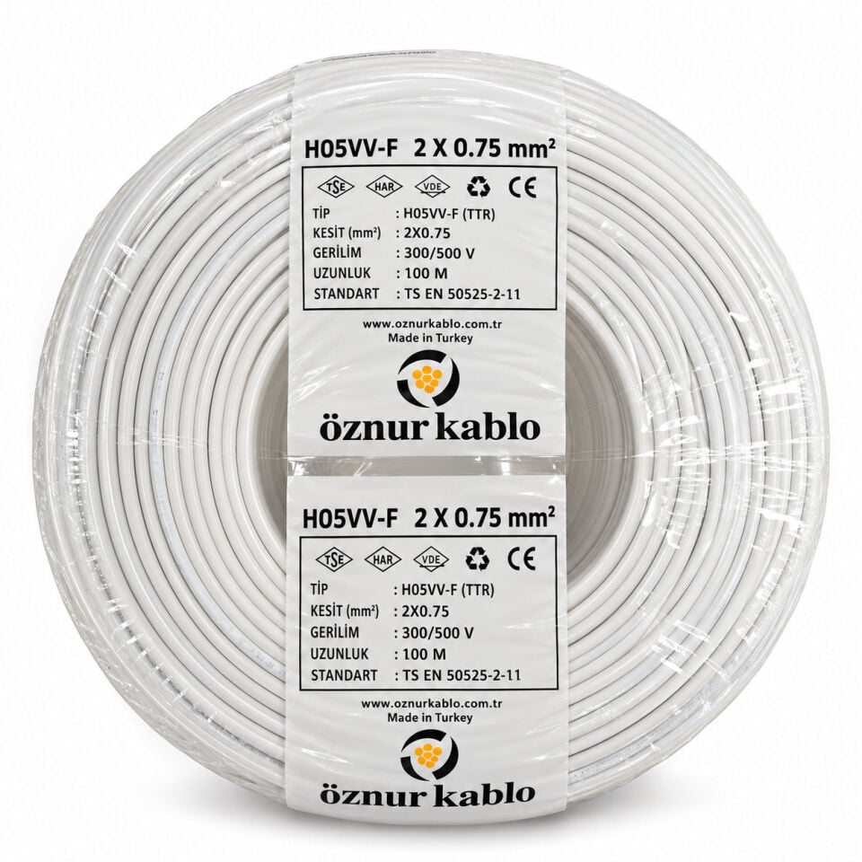 Öznur 2x0,75 mm² TTR Kablo