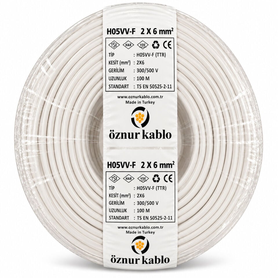 Öznur 2x6 mm² TTR Kablo