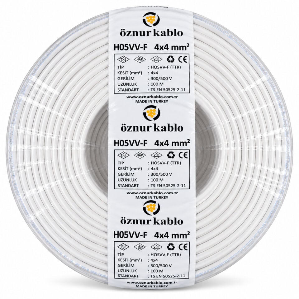 Öznur 4x4 mm² TTR Kablo