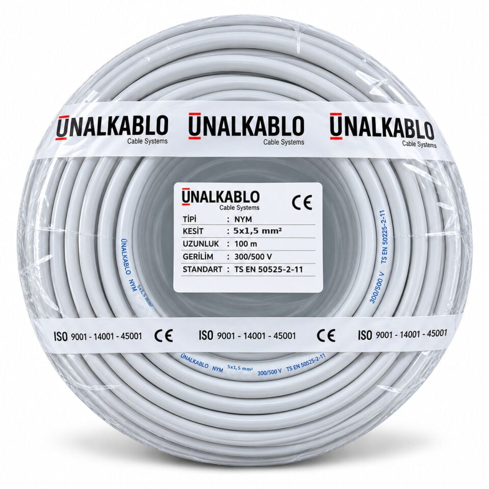 Ünal 5x1,5 mm² NYM Kablo