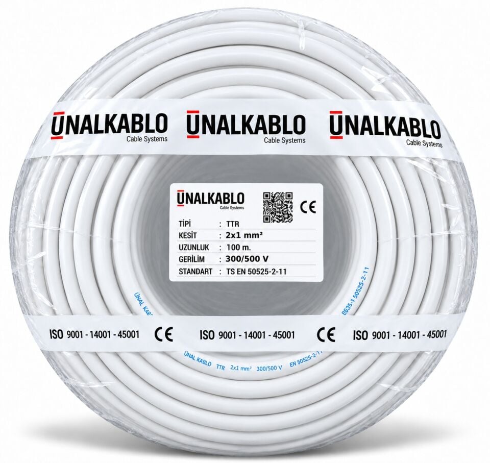 Ünal 2x1 mm² TTR Kablo