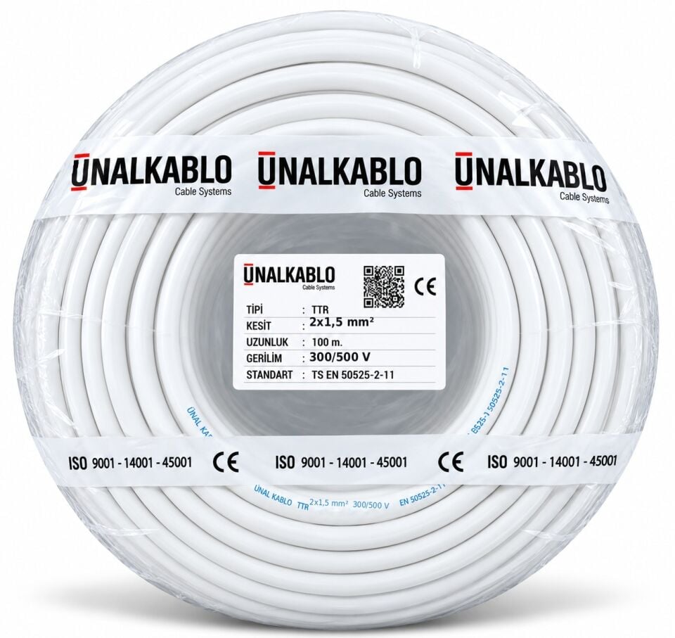 Ünal 2x1,5 mm² TTR Kablo
