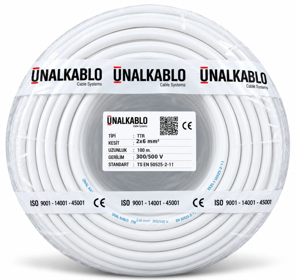 Ünal 2x6 mm² TTR Kablo
