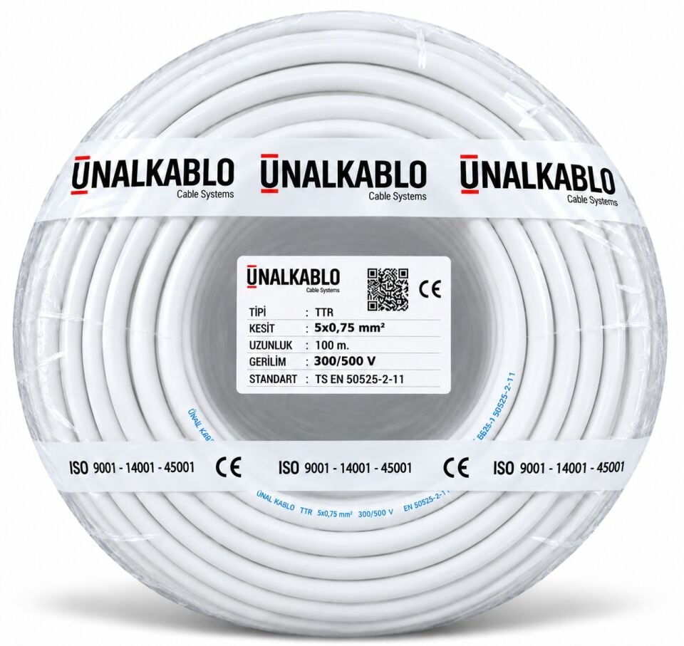 Ünal 5x0,75 mm² TTR Kablo
