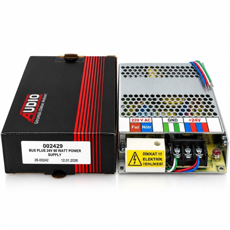 Audio 2429 90 Watt 24V Güç Kaynağı - Bus Plus Görüntülü Diafon Sistemleri İçin