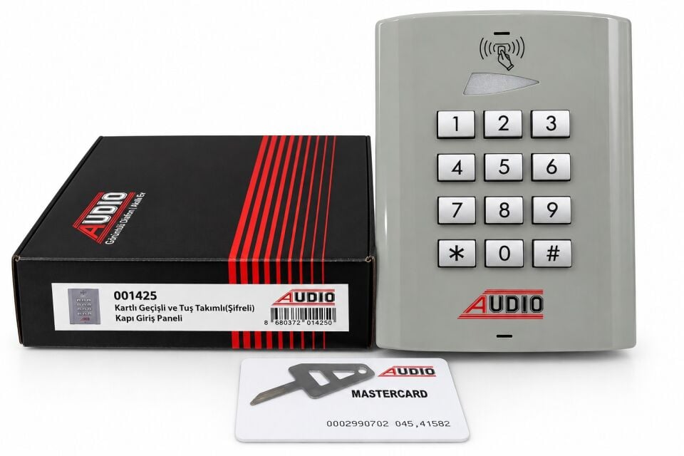 Audio 1425 KGP Şifreli ve Kartlı Kapı Giriş Kontrol Ünitesi - 999 Kullanıcılı