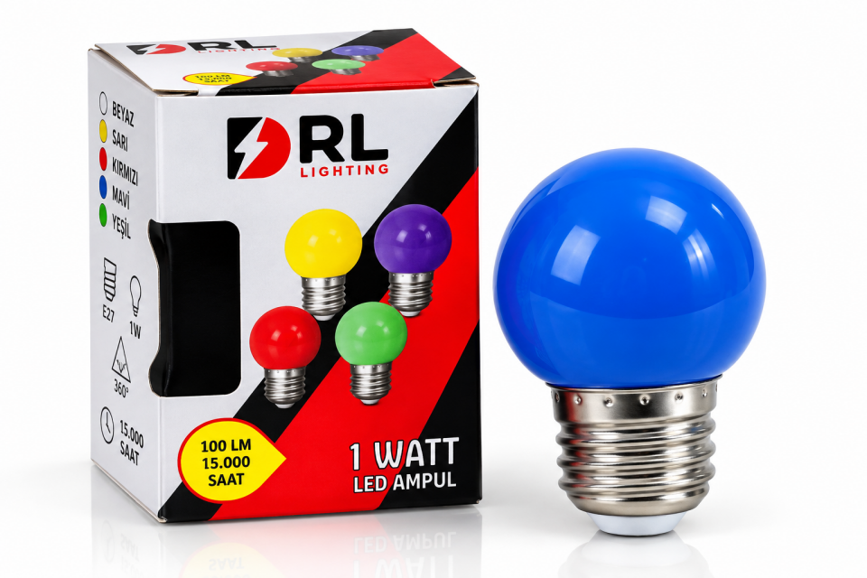 DRL 1W Gece Lambası Mavi