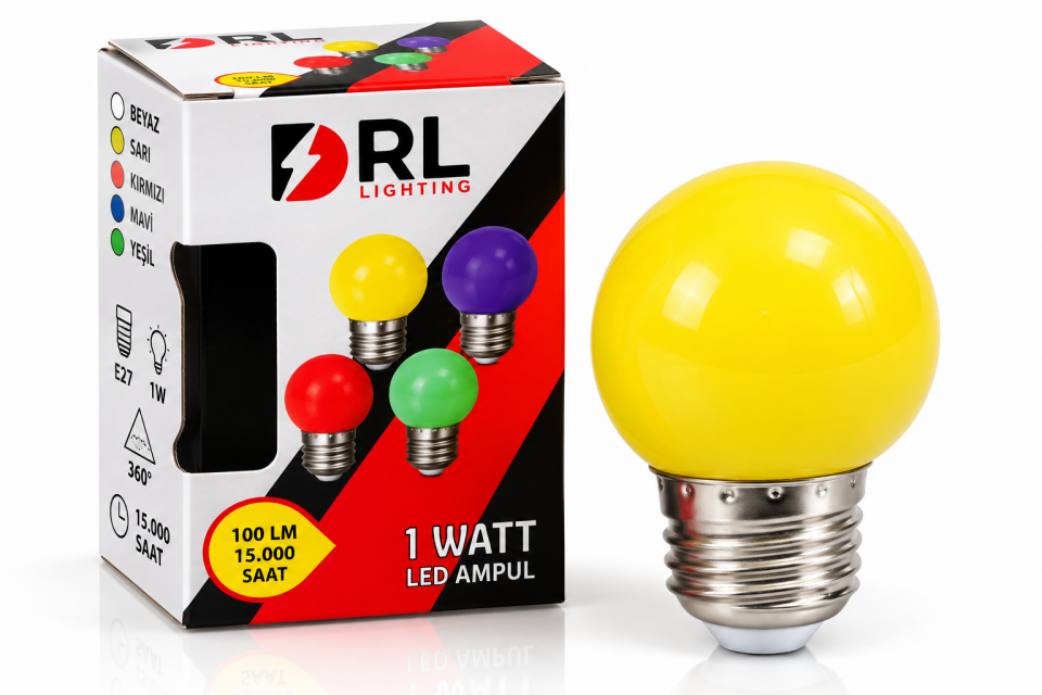 DRL 1W Gece Lambası Sarı